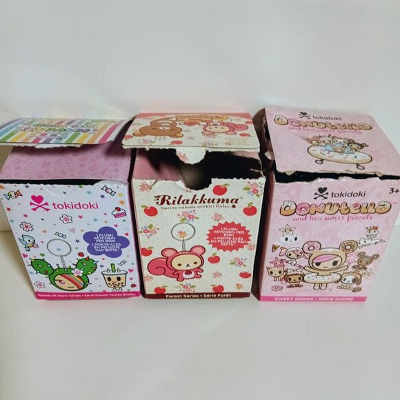 Tokidoki and Rillakkuma blind Box Plush Keychain Charm Bundle Tokidoki Sweet Fri - Picture 6 of 6